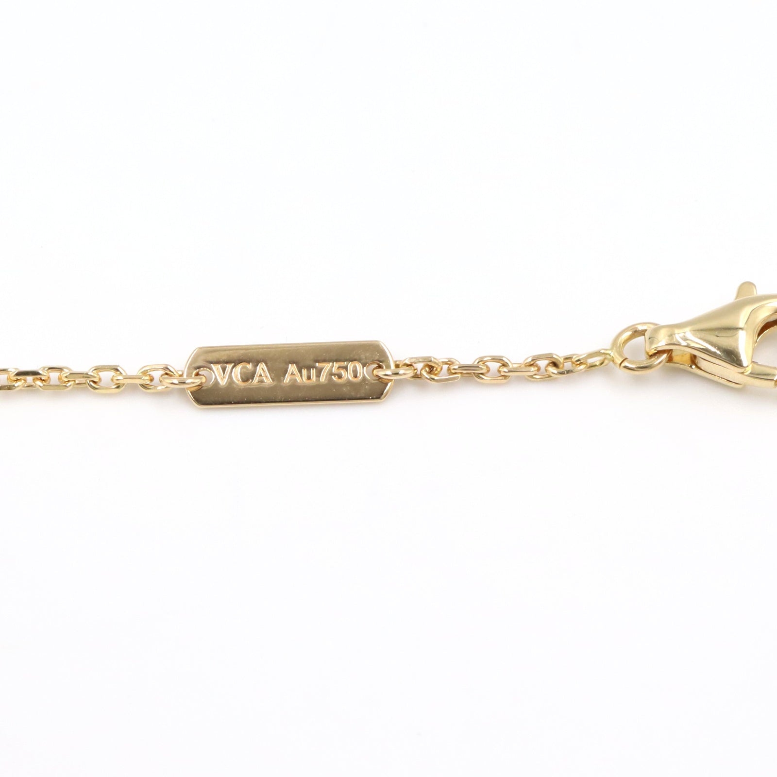 ヴィンテージアルハンブラ オニキス ネックレス ネックレス K18YG オニキス イエローゴールド ブラック ヴァンクリーフアンドアーペル アクセサリー Van Cleef & Arpels