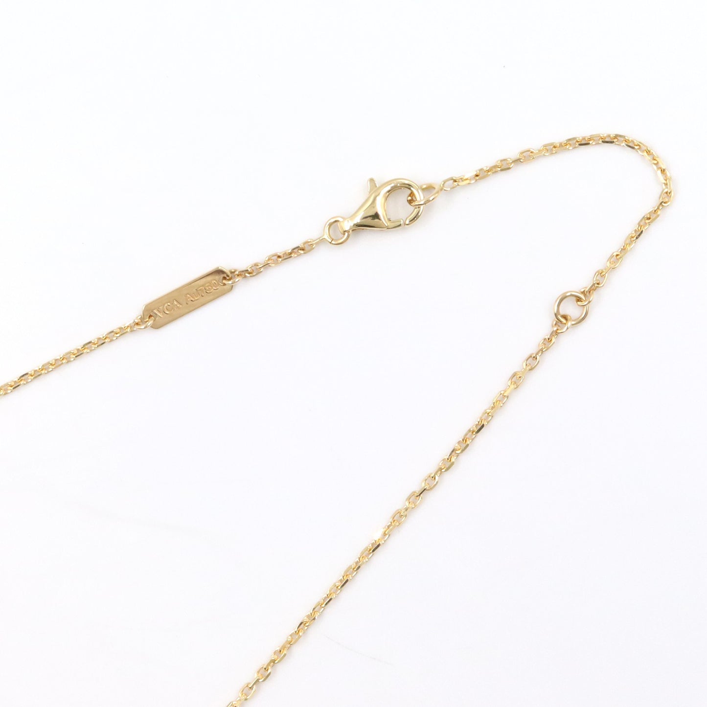 ヴィンテージアルハンブラ オニキス ネックレス ネックレス K18YG オニキス イエローゴールド ブラック ヴァンクリーフアンドアーペル アクセサリー Van Cleef & Arpels