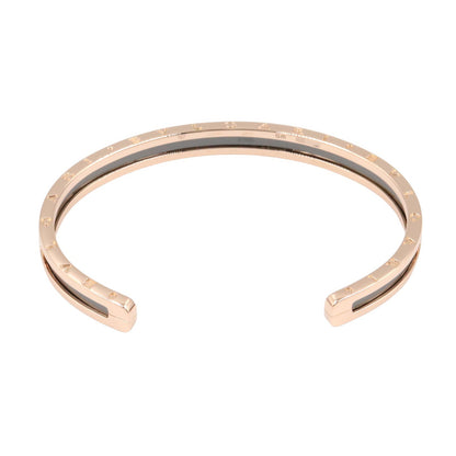 B-zero1 ビーゼロワン ブレスレット セラミック ブレスレット K18PG セラミック ピンクゴールド ブラック ブルガリ アクセサリー BVLGARI