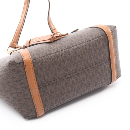 Sullivan Small サリバン スモール 2WAY ハンドバッグ PVC レザー ブラウン マイケルコース バッグ MICHAEL KORS
