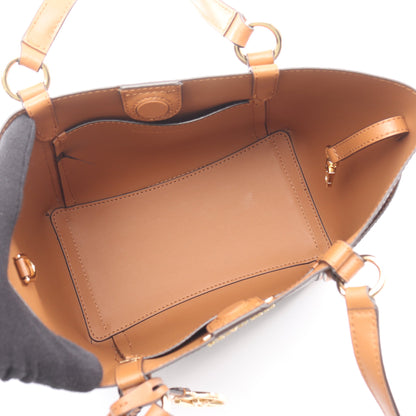 Sullivan Small サリバン スモール 2WAY ハンドバッグ PVC レザー ブラウン マイケルコース バッグ MICHAEL KORS