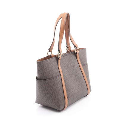 Sullivan Small サリバン スモール 2WAY ハンドバッグ PVC レザー ブラウン マイケルコース バッグ MICHAEL KORS