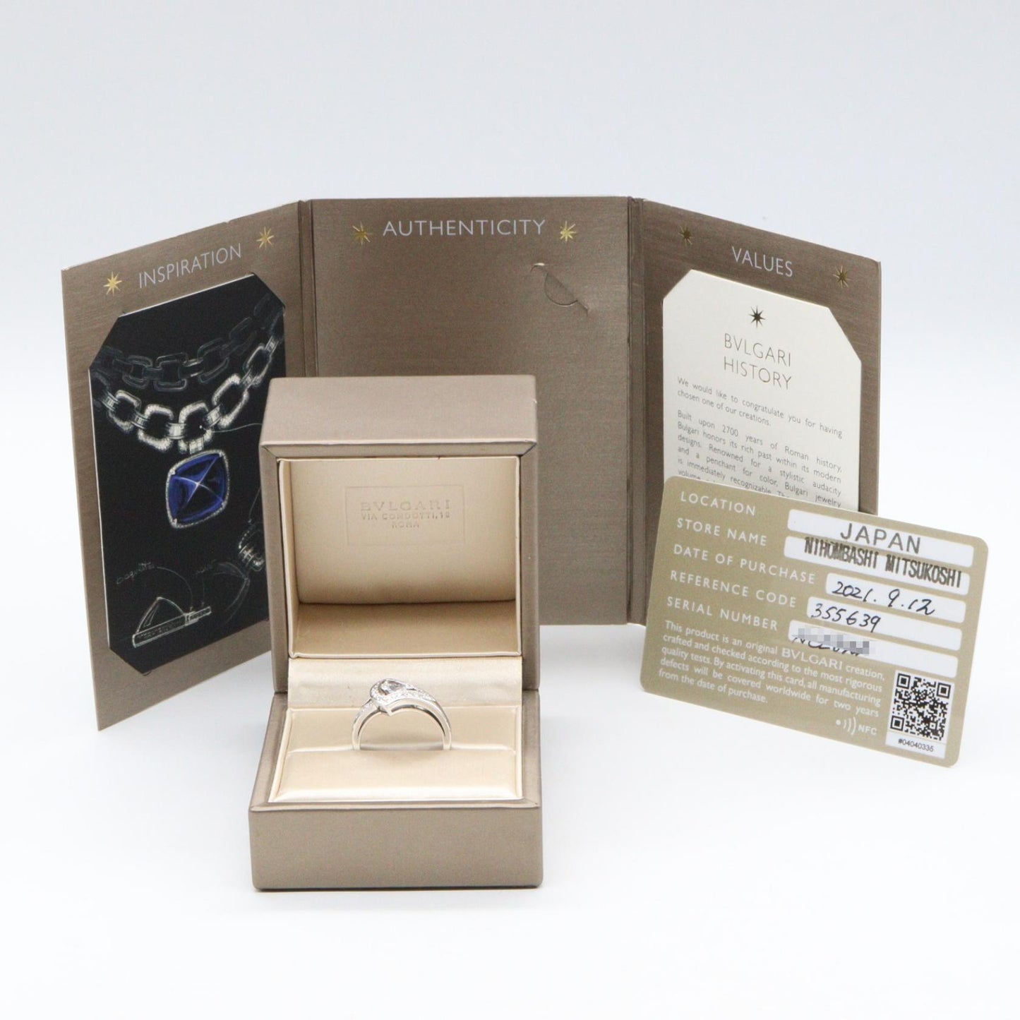 ディーヴァドリーム ダイヤ リング リング 指輪 K18WG ダイヤモンド ホワイトゴールド クリア ブルガリ アクセサリー BVLGARI