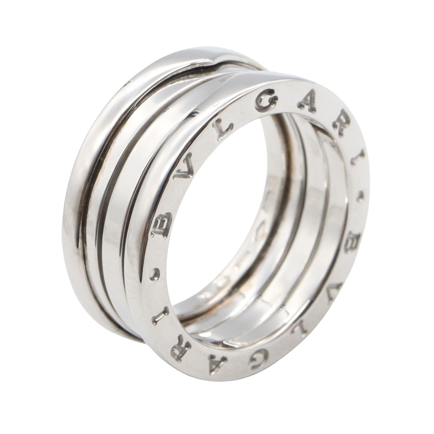 B-zero1 ビーゼロワン リング 3バンド リング 指輪 K18WG ホワイトゴールド ブルガリ アクセサリー BVLGARI
