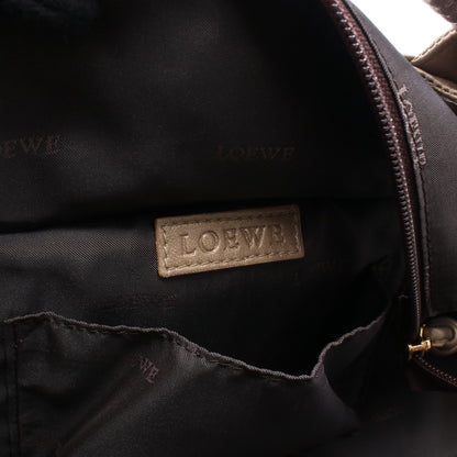 ナッパアイレ ハンドバッグ レザー ゴールド ロエベ バッグ LOEWE