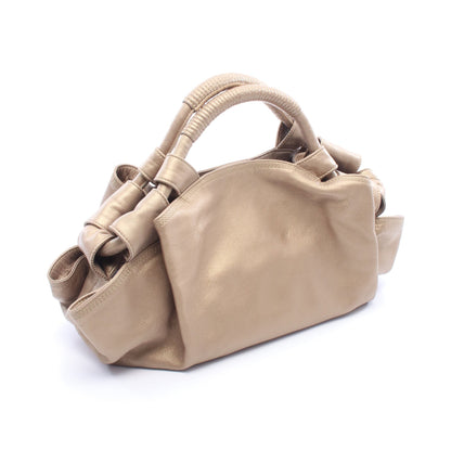 ナッパアイレ ハンドバッグ レザー ゴールド ロエベ バッグ LOEWE