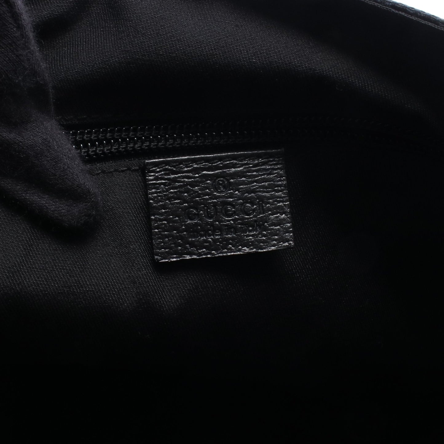 GGキャンバス ショルダーバッグ キャンバス レザー ブラック グッチ バッグ GUCCI