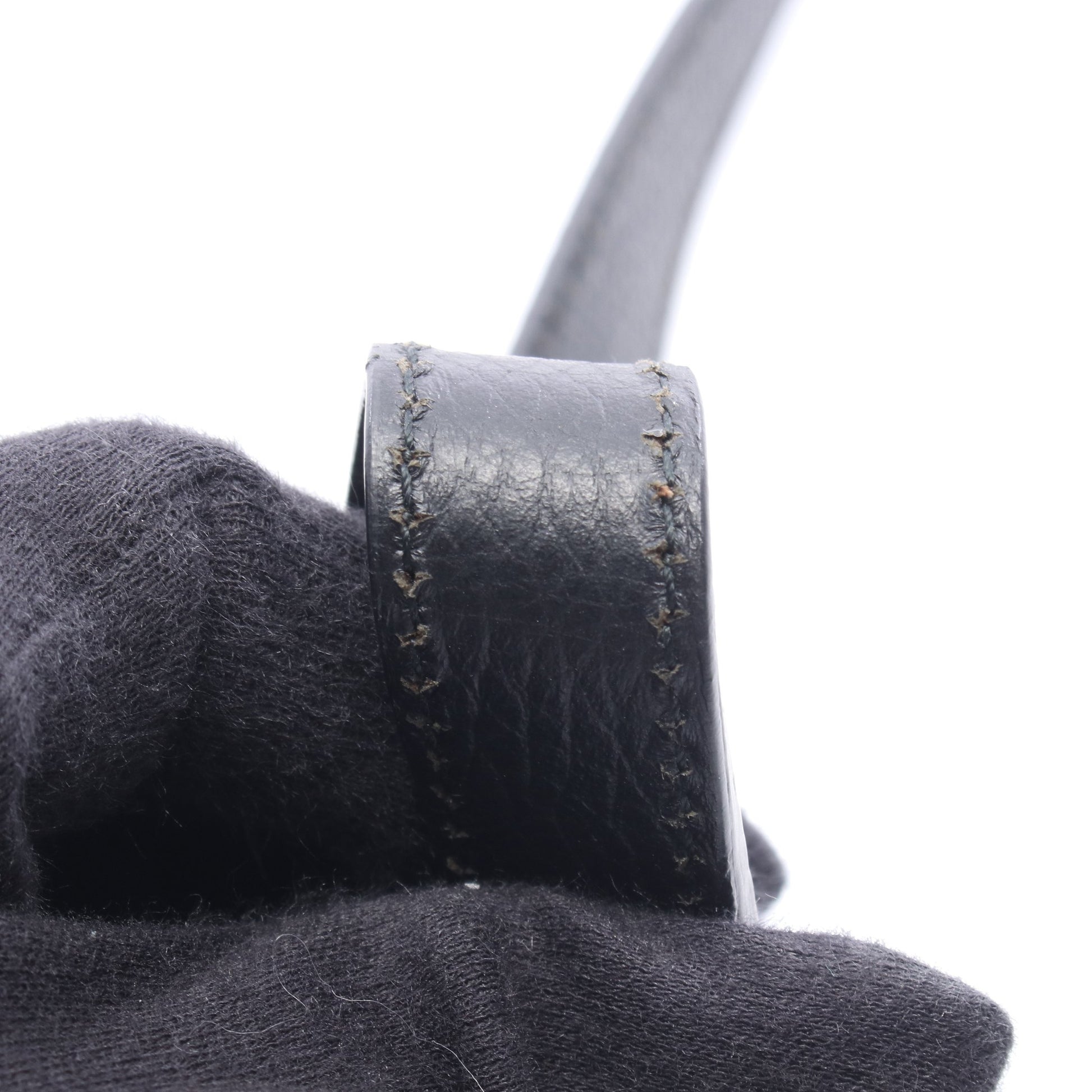 GGキャンバス ショルダーバッグ キャンバス レザー ブラック グッチ バッグ GUCCI