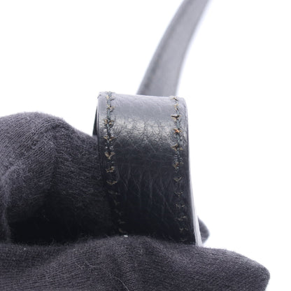 GGキャンバス ショルダーバッグ キャンバス レザー ブラック グッチ バッグ GUCCI