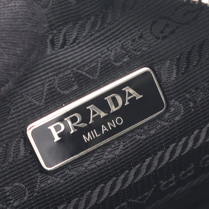 Re-Edition 2005 Re-Nylon 2WAY チェーンショルダーバッグ ナイロン サフィアーノレザー ブラック プラダ バッグ PRADA