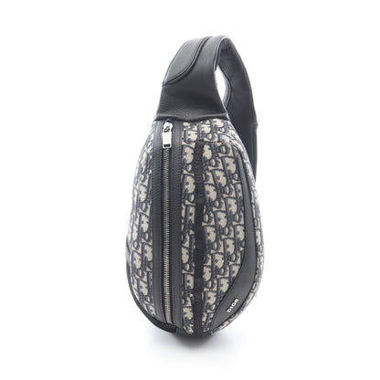 SCARAB スカラベ オブリーク ボディバッグ キャンバス レザー ベージュ ネイビー ブラック クリスチャンディオール バッグ Christian Dior