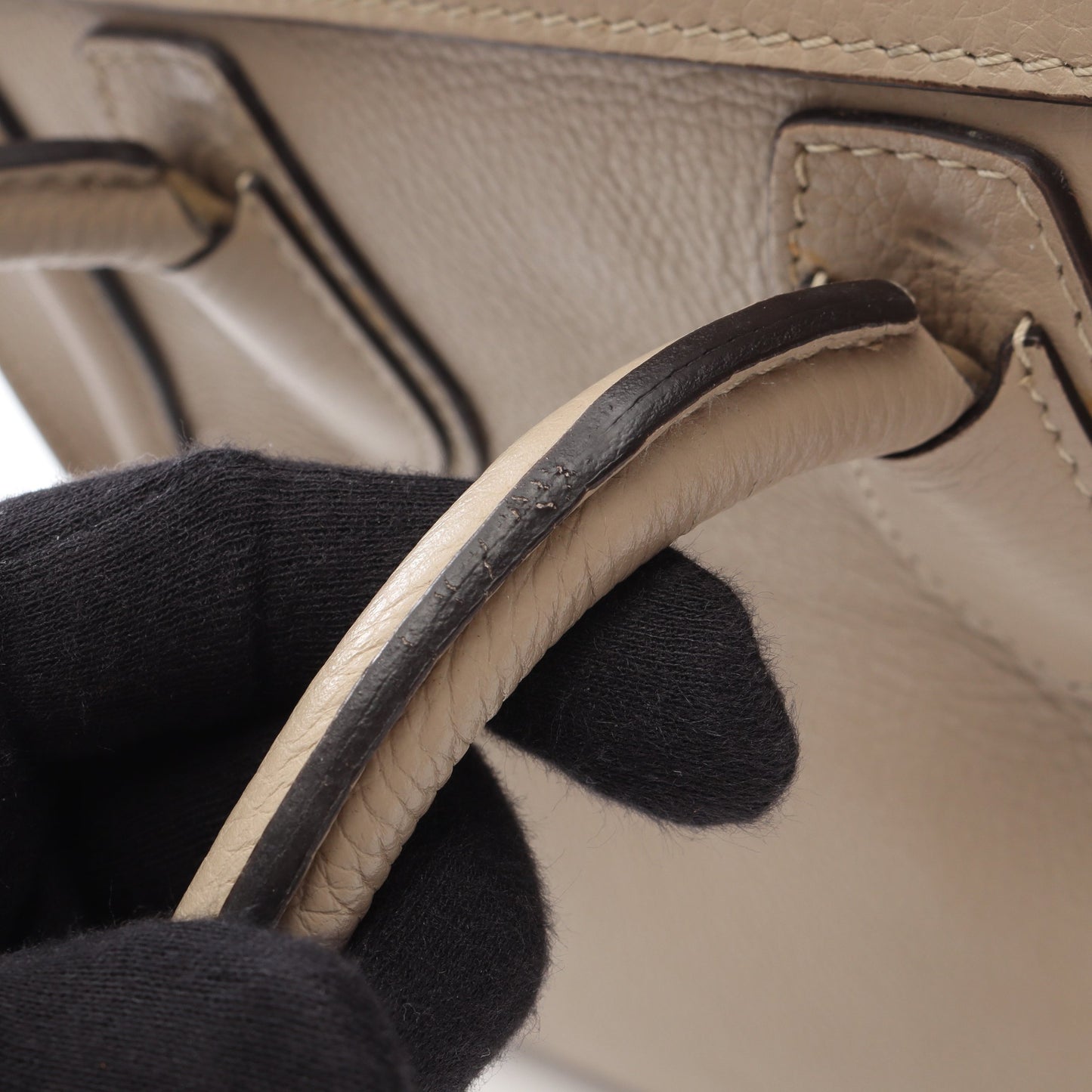 ラゲージ マイクロショッパー ハンドバッグ トートバッグ レザー ベージュ セリーヌ バッグ CELINE