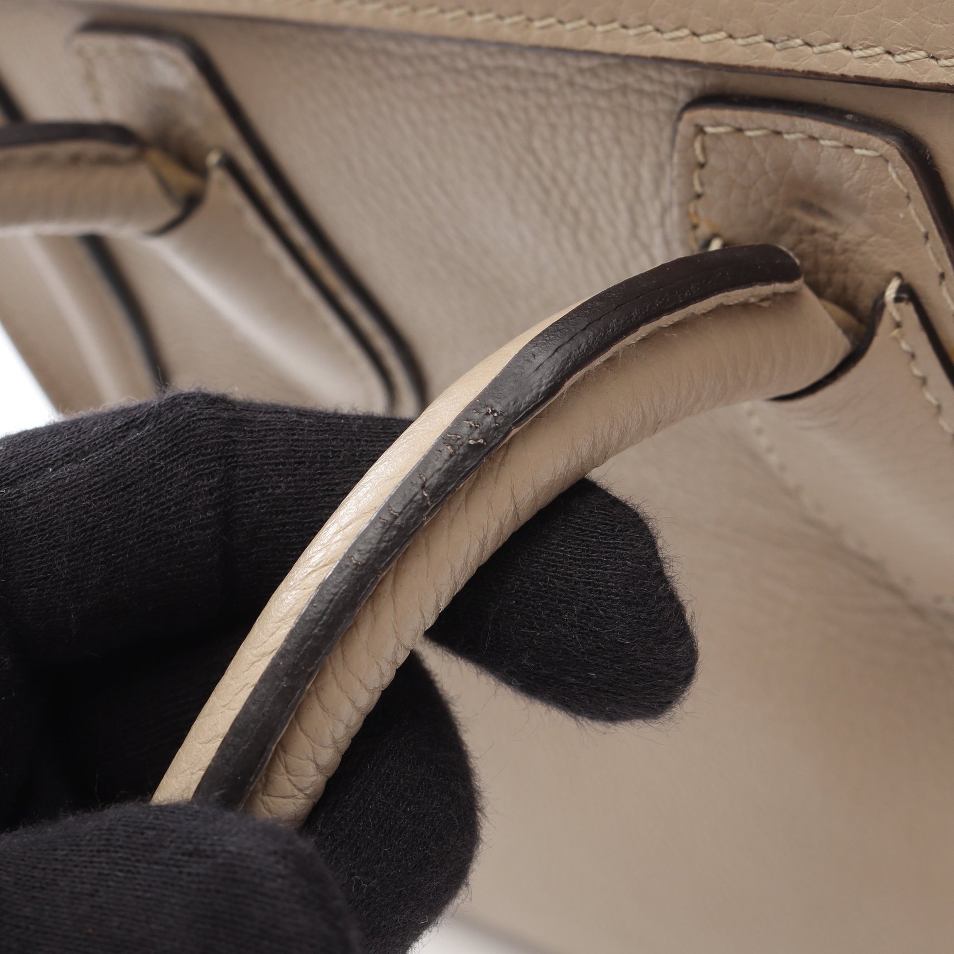 ラゲージ マイクロショッパー ハンドバッグ トートバッグ レザー ベージュ セリーヌ バッグ CELINE