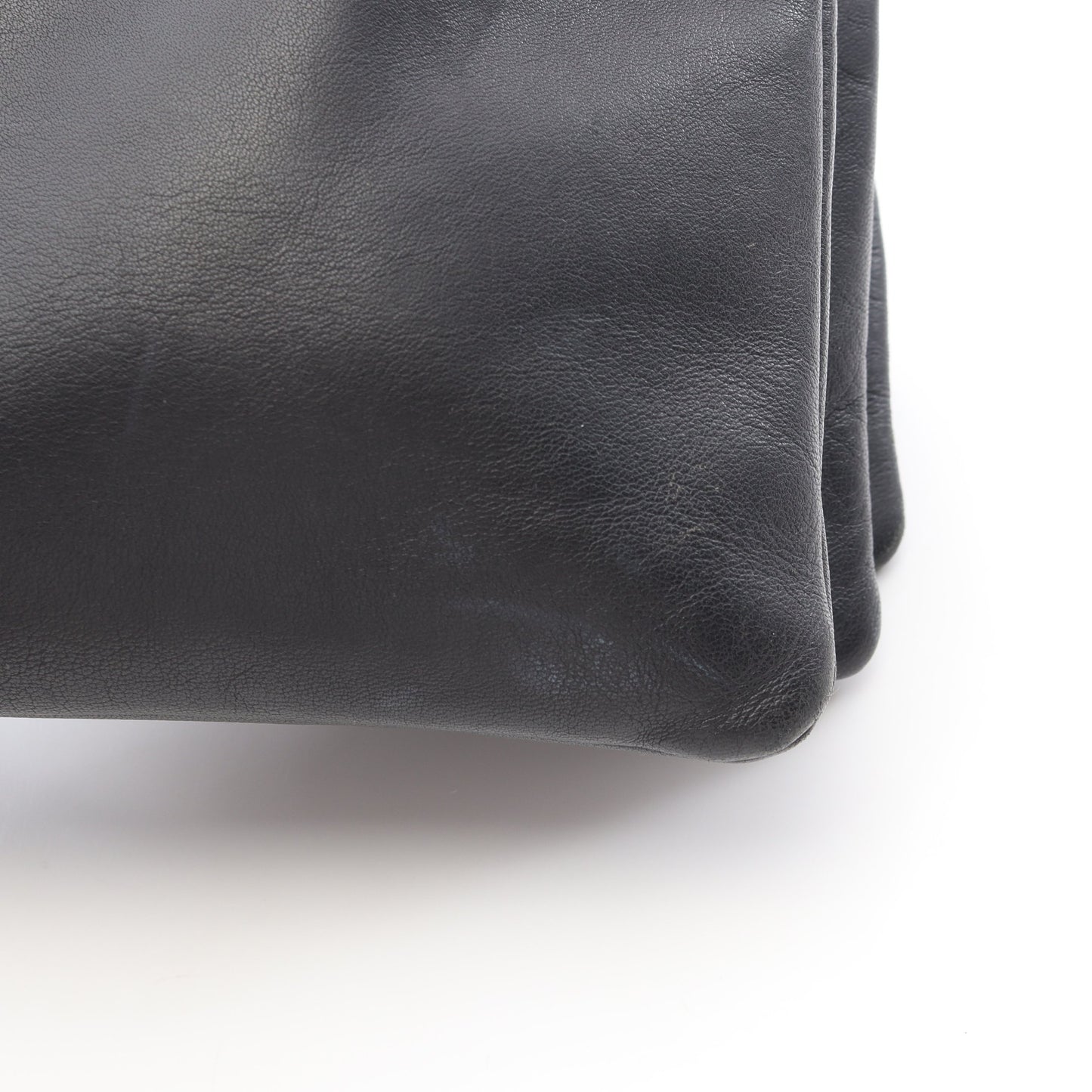 TRIO LARGE トリオ ラージ ショルダーバッグ レザー ブラック セリーヌ バッグ CELINE