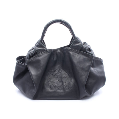 ナッパアイレ ハンドバッグ レザー ブラック ロエベ バッグ LOEWE