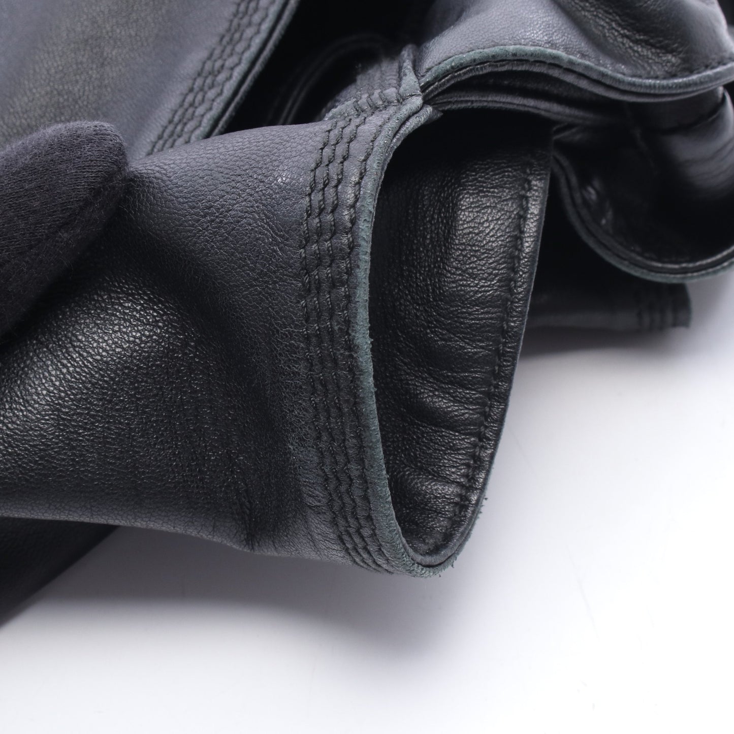 ナッパアイレ ハンドバッグ レザー ブラック ロエベ バッグ LOEWE