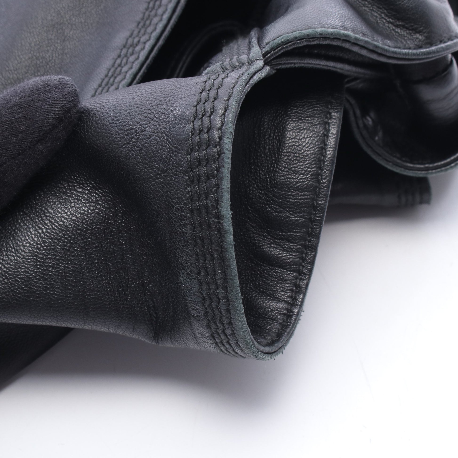 ナッパアイレ ハンドバッグ レザー ブラック ロエベ バッグ LOEWE