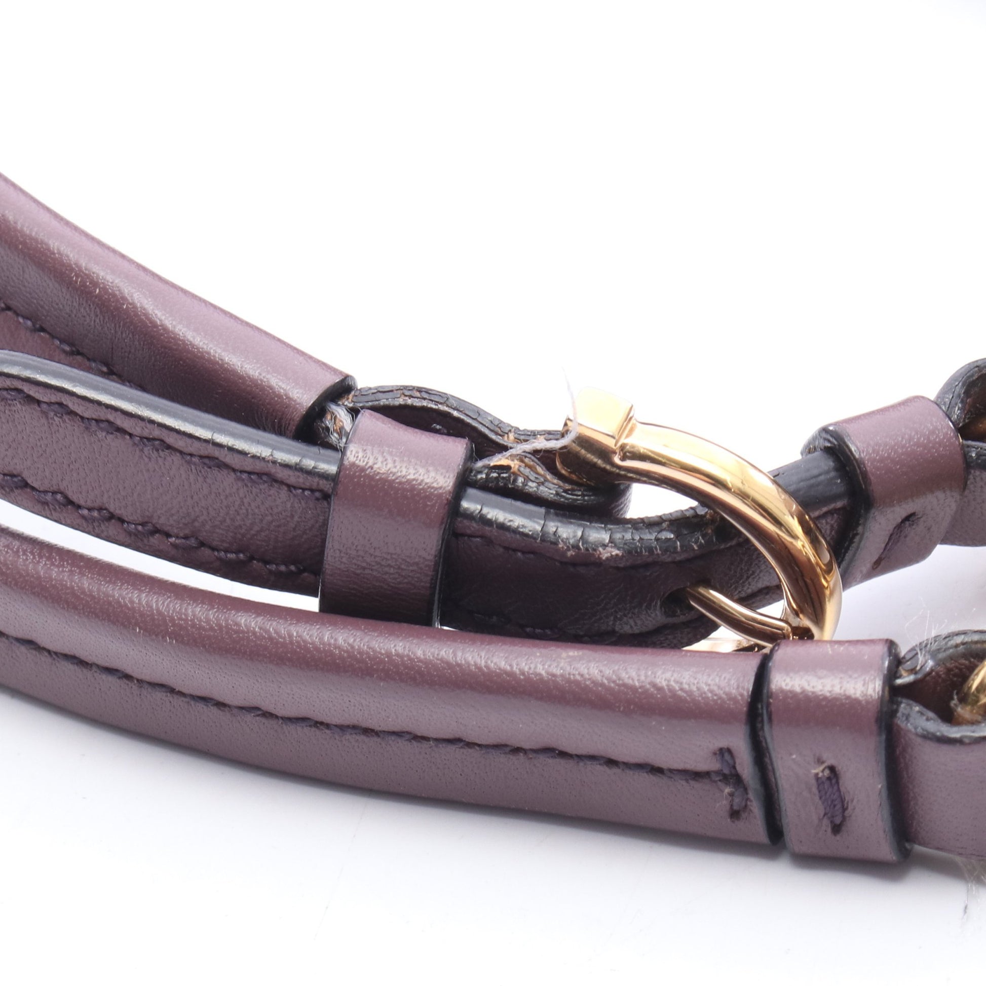 ガンチーニ 2WAY ハンドバッグ レザー パープルグレー サルヴァトーレフェラガモ バッグ Salvatore Ferragamo
