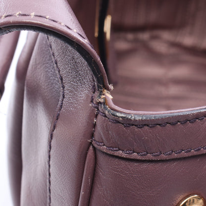 ガンチーニ 2WAY ハンドバッグ レザー パープルグレー サルヴァトーレフェラガモ バッグ Salvatore Ferragamo