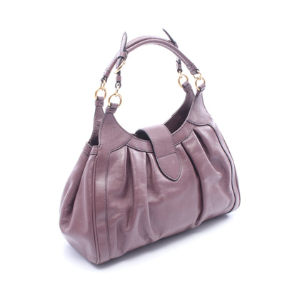 ガンチーニ 2WAY ハンドバッグ レザー パープルグレー サルヴァトーレフェラガモ バッグ Salvatore Ferragamo