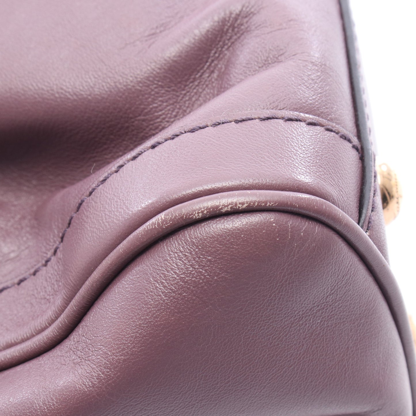 ガンチーニ 2WAY ハンドバッグ レザー パープルグレー サルヴァトーレフェラガモ バッグ Salvatore Ferragamo