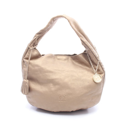 アナグラム ワンショルダーバッグ レザー ゴールド ロエベ バッグ LOEWE