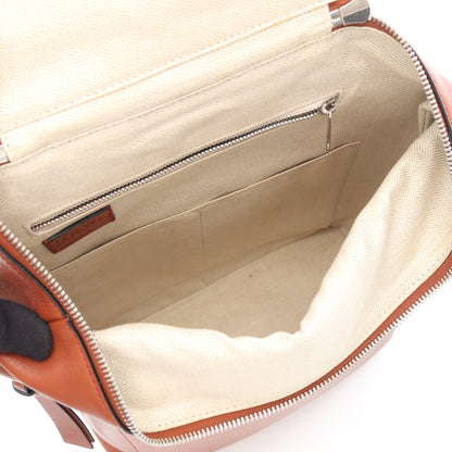 ゴヤ スモール バックパック リュックサック レザー ブラウン ロエベ バッグ LOEWE