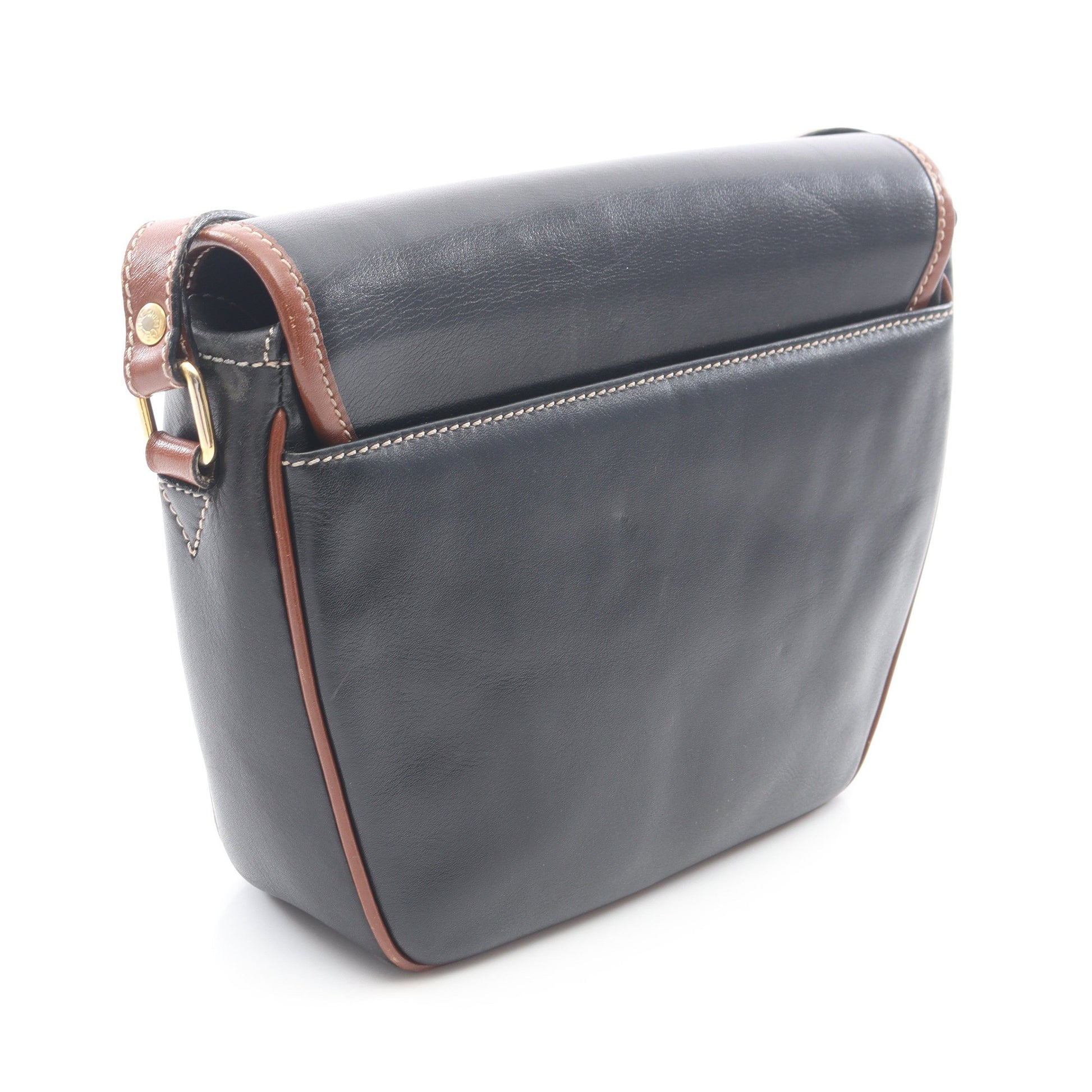 ショルダーバッグ レザー ブラック ブラウン セリーヌ バッグ CELINE