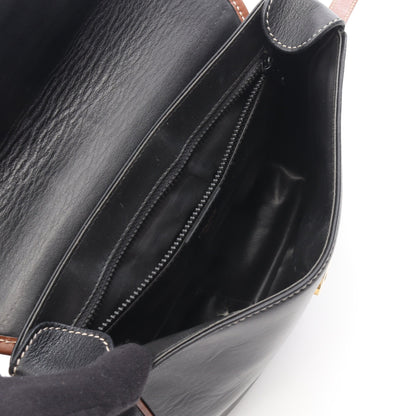 ショルダーバッグ レザー ブラック ブラウン セリーヌ バッグ CELINE