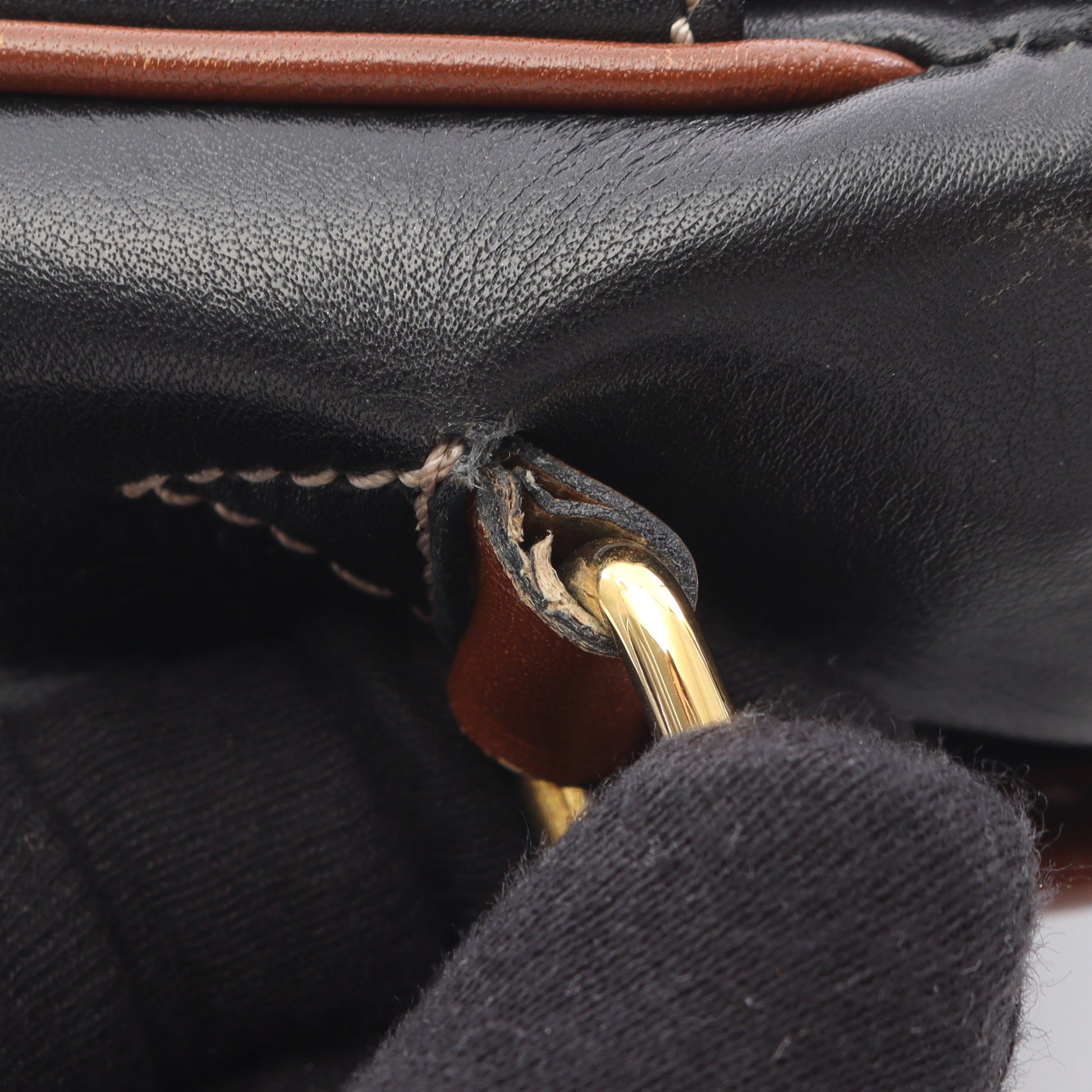 ショルダーバッグ レザー ブラック ブラウン セリーヌ バッグ CELINE