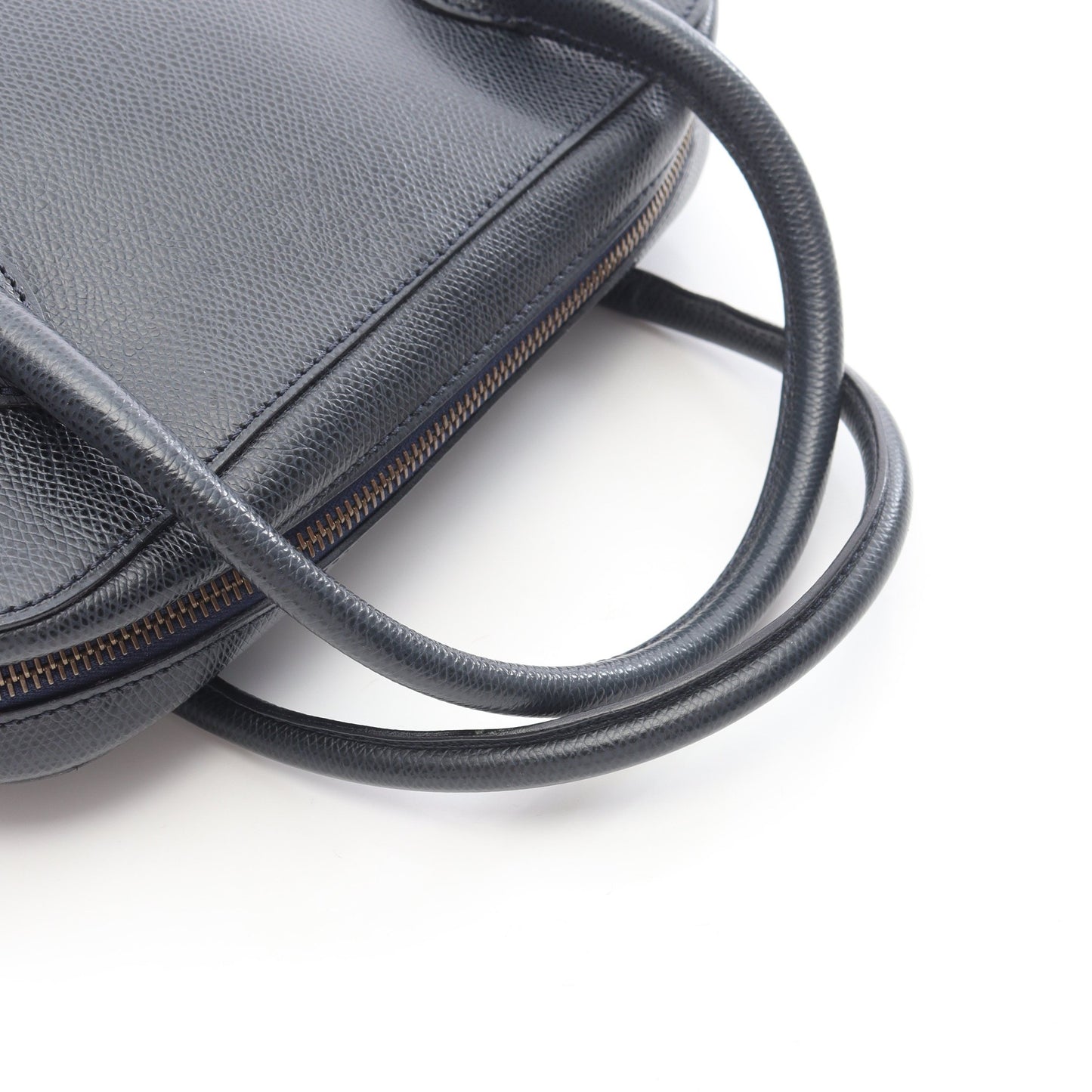 2WAY ハンドバッグ レザー ダークネイビー セリーヌ バッグ CELINE