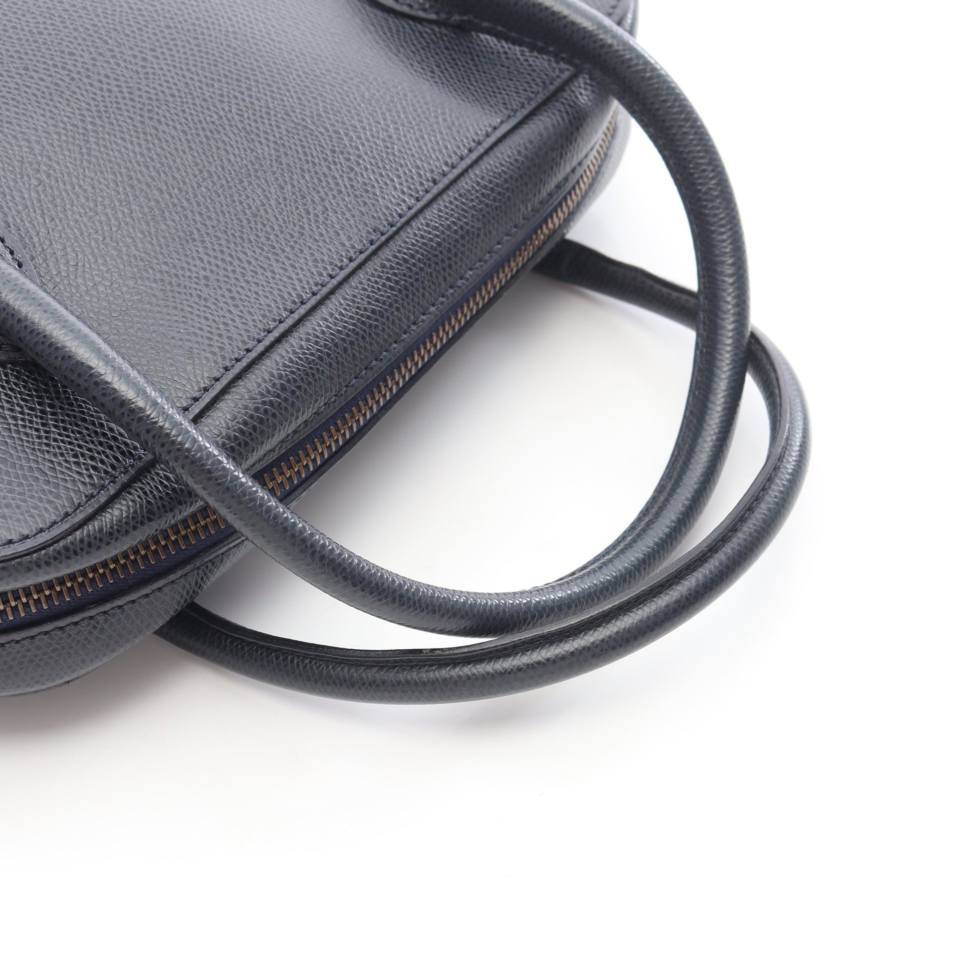 2WAY ハンドバッグ レザー ダークネイビー セリーヌ バッグ CELINE