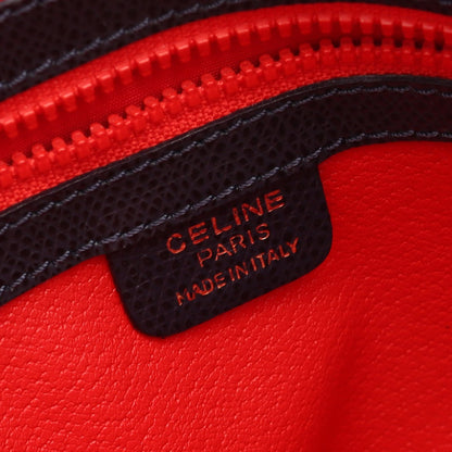 2WAY ハンドバッグ レザー ダークネイビー セリーヌ バッグ CELINE