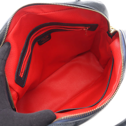 2WAY ハンドバッグ レザー ダークネイビー セリーヌ バッグ CELINE