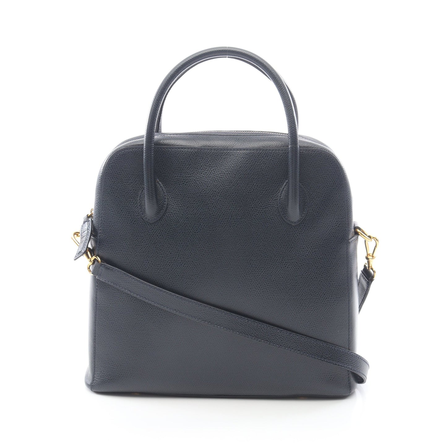 2WAY ハンドバッグ レザー ダークネイビー セリーヌ バッグ CELINE