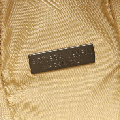 レオパード ハンドバッグ ハラコ レザー ブラウン ボッテガヴェネタ バッグ BOTTEGA VENETA