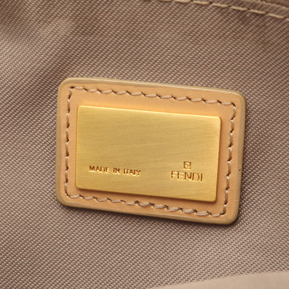 ズッカ ハンドバッグ トートバッグ キャンバス レザー ベージュ フェンディ バッグ FENDI