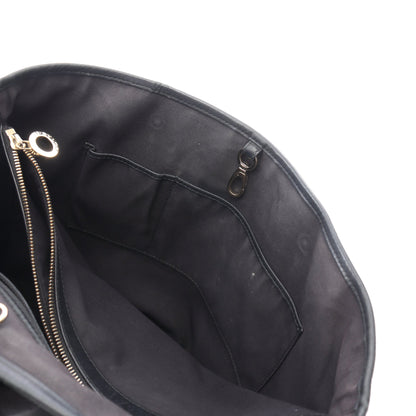COLLEZIONE コレツィオーネ ショルダーバッグ トートバッグ レザー ブラック ブルガリ バッグ BVLGARI