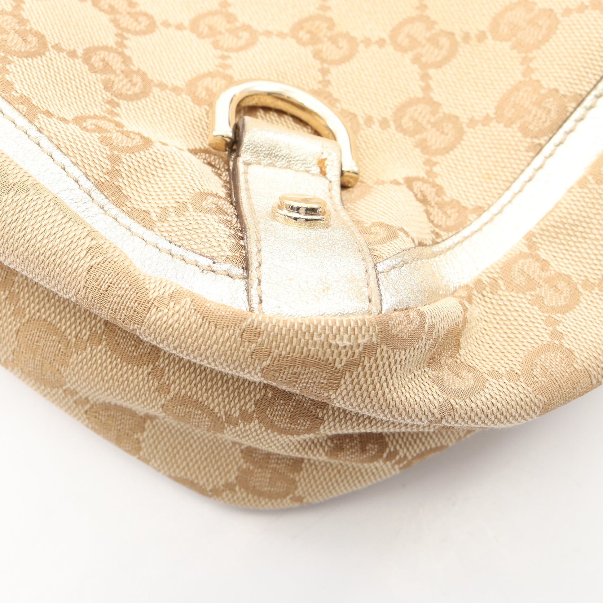 アビー GGキャンバス ハンドバッグ トートバッグ キャンバス レザー ベージュ シルバー グッチ バッグ GUCCI