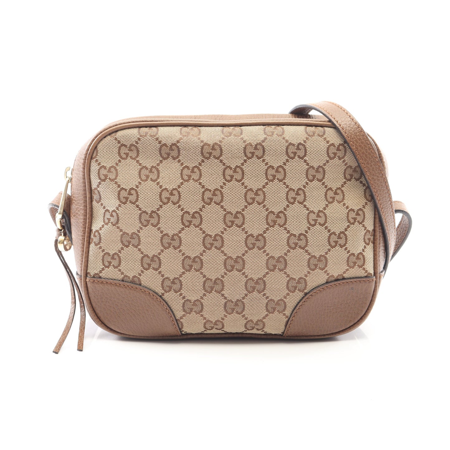 ブリー GGキャンバス ショルダーバッグ キャンバス レザー ベージュ ブラウン グッチ バッグ GUCCI