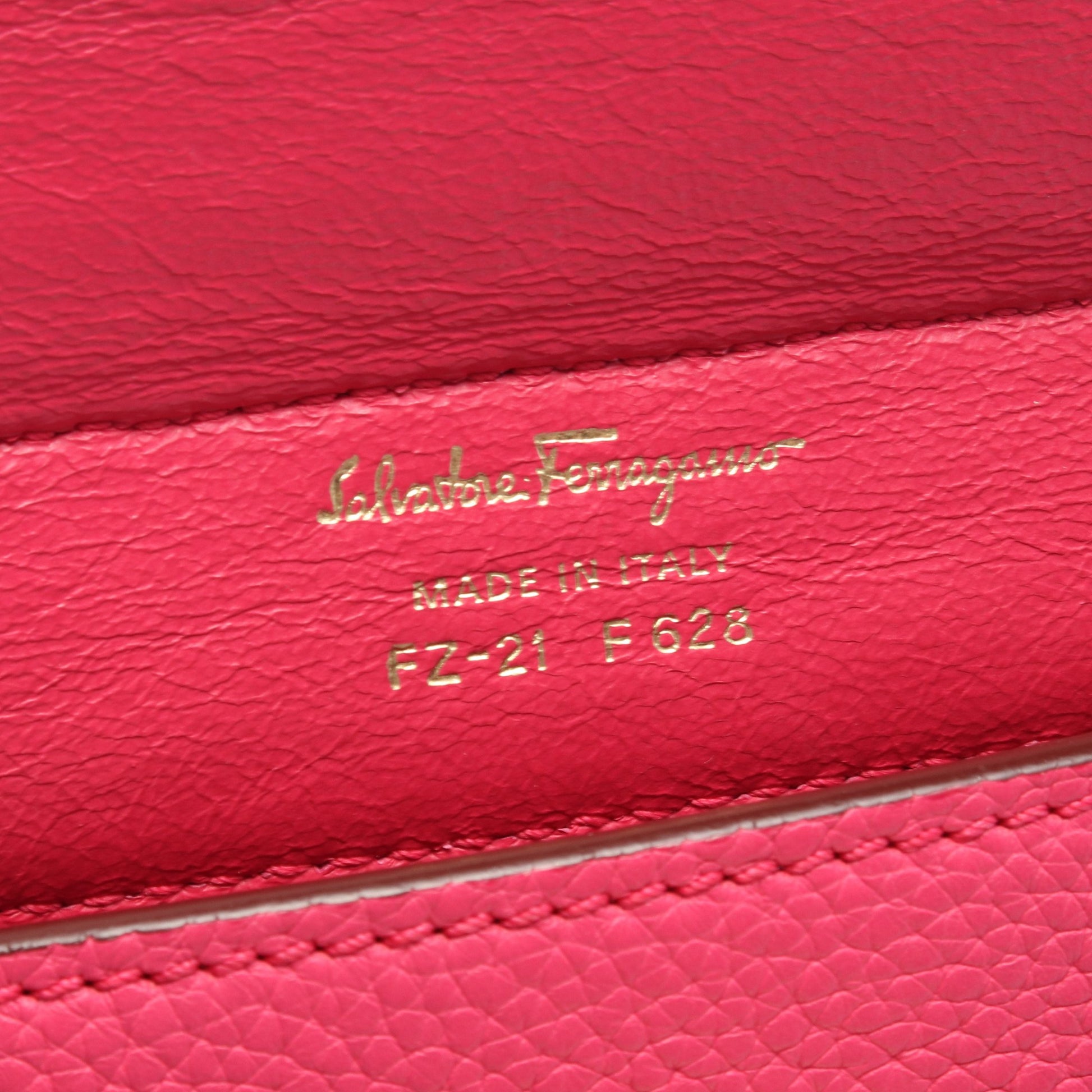 ソフィア ガンチーニ 2WAY ハンドバッグ レザー ピンク サルヴァトーレフェラガモ バッグ Salvatore Ferragamo