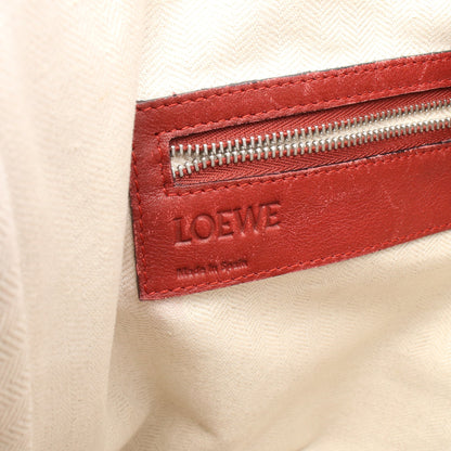 アナグラム 2WAY ハンドバッグ トートバッグ レザー レッド ロエベ バッグ LOEWE