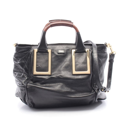 エテル ハンドバッグ レザー ブラック クロエ バッグ Chloe