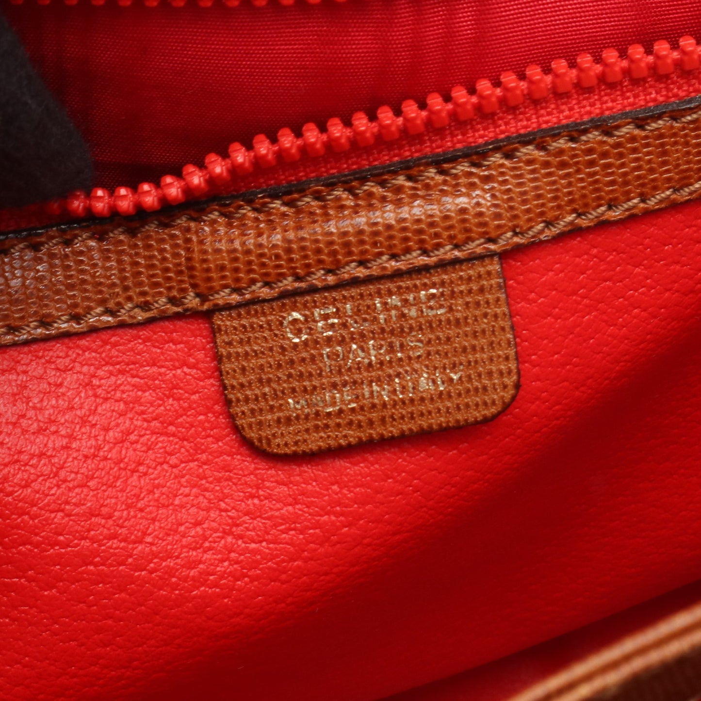 ショルダーバッグ レザー ブラウン セリーヌ バッグ CELINE
