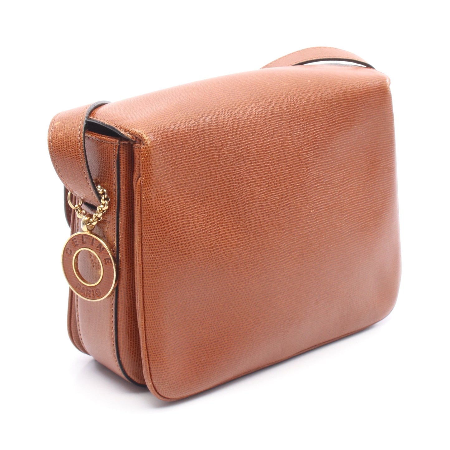 ショルダーバッグ レザー ブラウン セリーヌ バッグ CELINE
