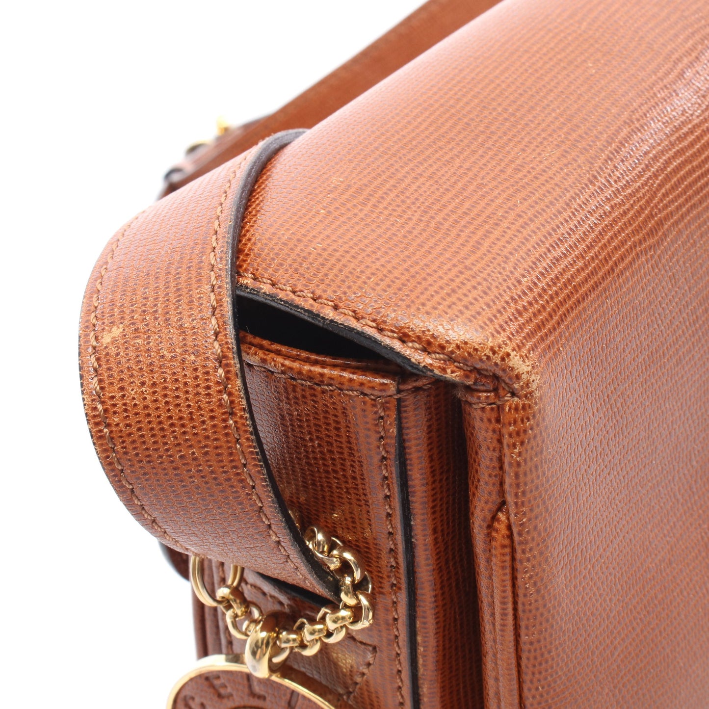 ショルダーバッグ レザー ブラウン セリーヌ バッグ CELINE