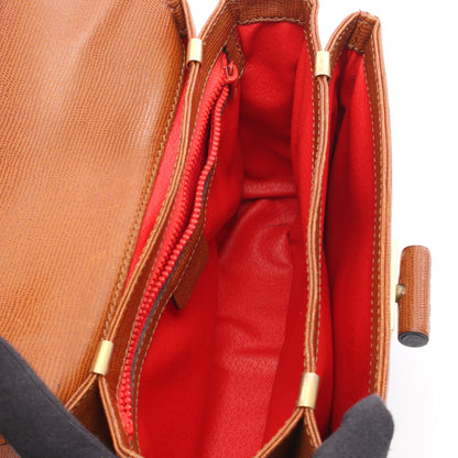 ショルダーバッグ レザー ブラウン セリーヌ バッグ CELINE
