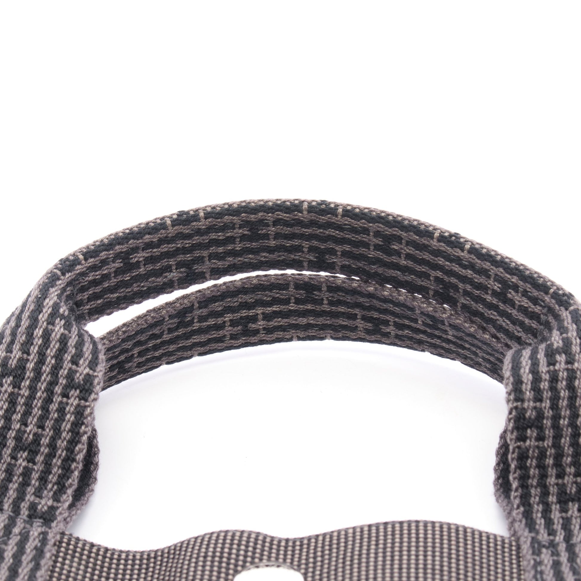 エールラインMM ハンドバッグ トートバッグ キャンバス ダークグレー シルバー金具 エルメス バッグ HERMES