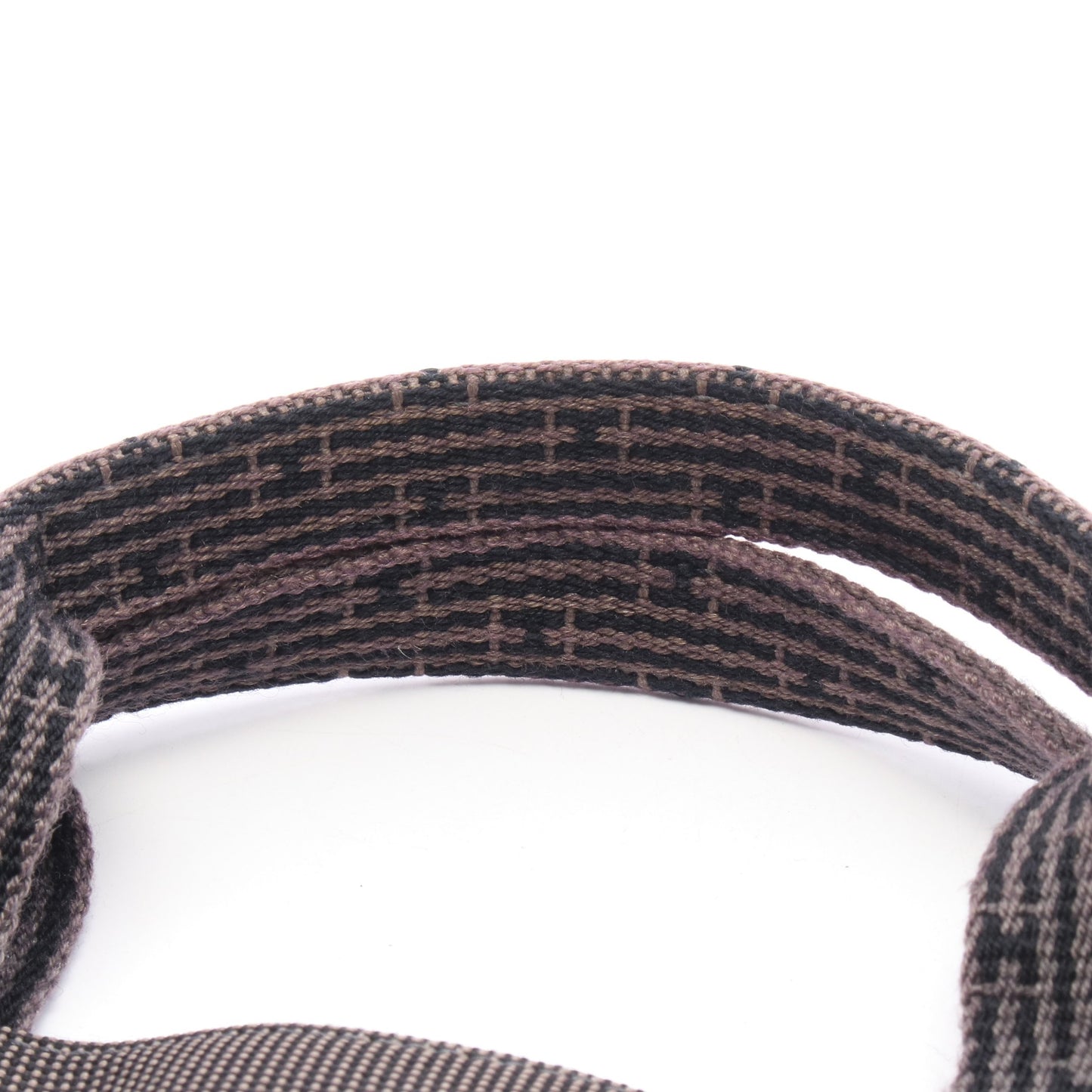 エールラインMM ハンドバッグ トートバッグ キャンバス ダークグレー シルバー金具 エルメス バッグ HERMES