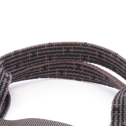 エールラインMM ハンドバッグ トートバッグ キャンバス ダークグレー シルバー金具 エルメス バッグ HERMES